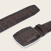 Cinturón en piel genuina para caballero Cinturones 