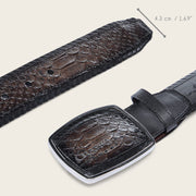 Cinturón en piel genuina de pitón para caballero Cinturones 