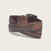 Cinturón vaquero en piel genuina de tiburón para caballero Cinturones 