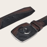 Cinturón vaquero en piel genuina de venado para caballero Cinturones 