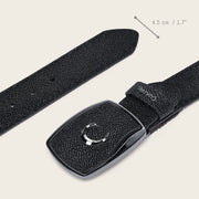 Cinturón vaquero en piel genuina de mantarraya para caballero Cinturones 