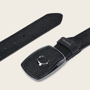 Cinturón vaquero en piel genuina de mantarraya para caballero Cinturones 