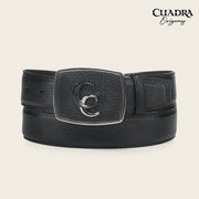 Cinturón vaquero Orígenes en piel genuina de venado italiano para caballero Cinturones 