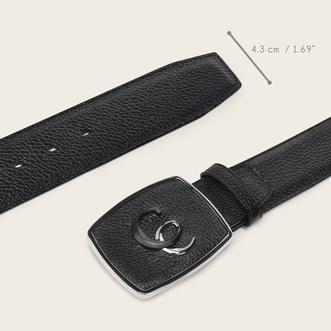 Cinturón vaquero Orígenes en piel genuina de venado italiano para caballero Cinturones 