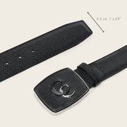 Cinturón vaquero Orígenes en piel genuina de venado italiano para caballero Cinturones 