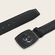 Cinturón vaquero Orígenes en piel genuina de venado italiano para caballero Cinturones 