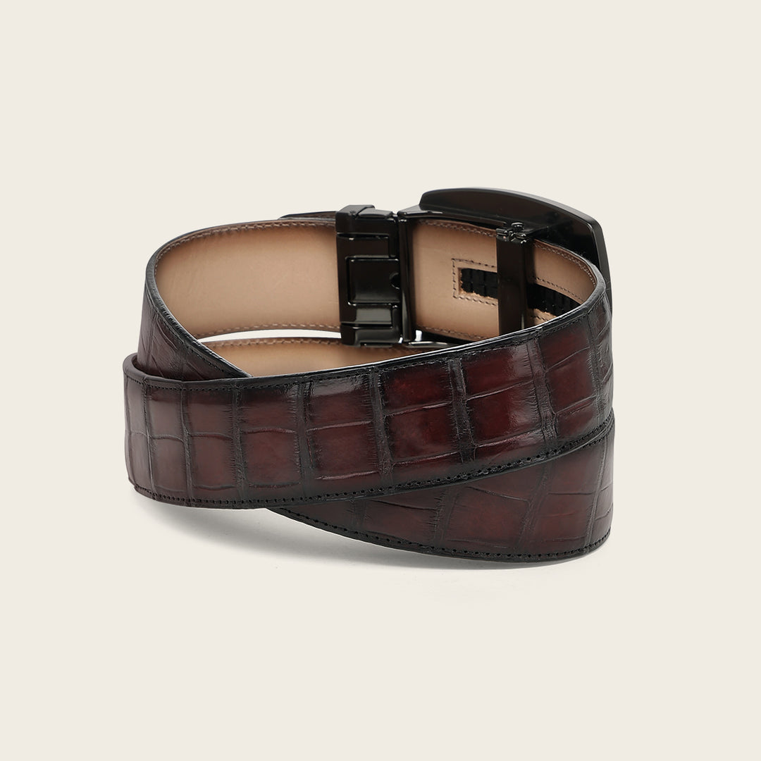 "Edición limitada 35 aniversario" en piel genuina de alligator para caballero