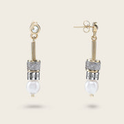 Aretes para dama en piel genuina de lizard Joyería 