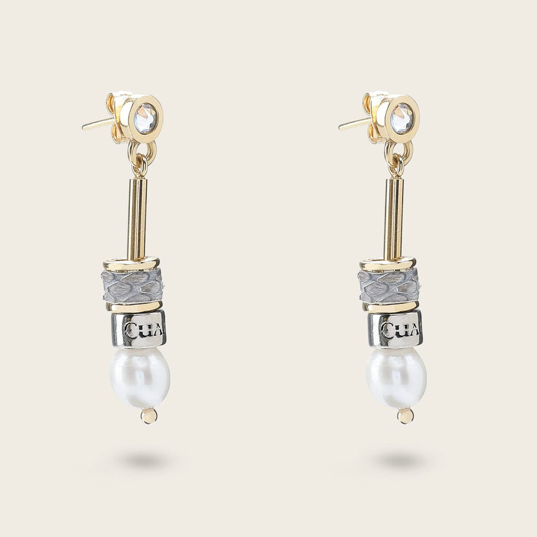 Aretes para dama en piel genuina de lizard Joyería 