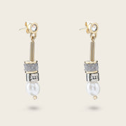 Aretes para dama en piel genuina de lizard Joyería 