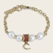 Pulsera en piel genuina de lizard para dama Joyería 