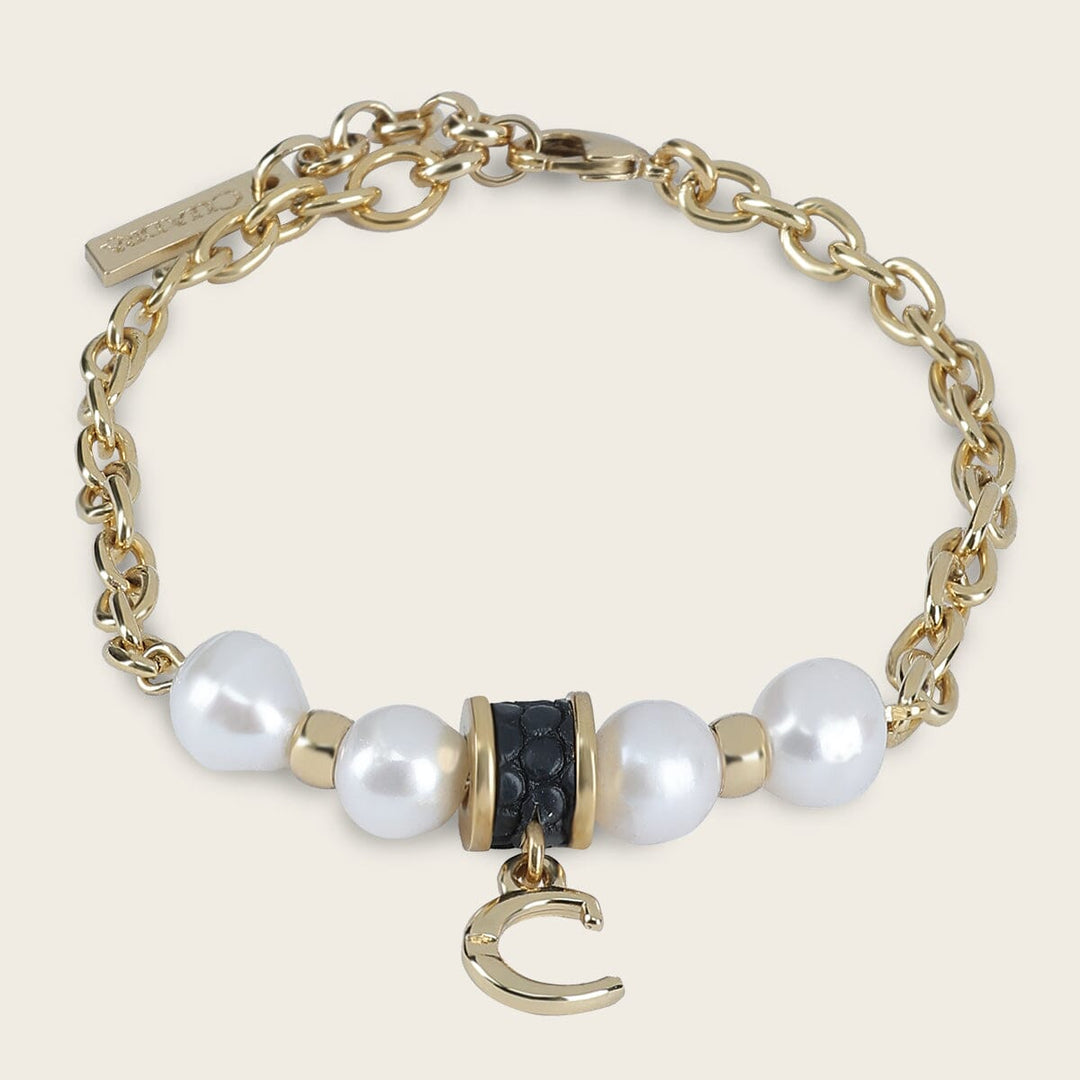 Pulsera en piel genuina de lizard para dama Joyería 