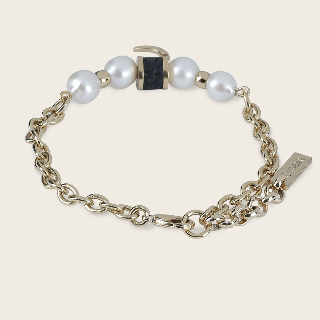 Pulsera en piel genuina de lizard para dama Joyería 