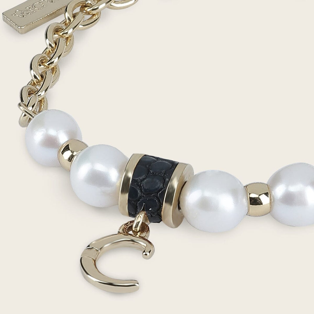 Pulsera en piel genuina de lizard para dama Joyería 