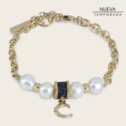 Pulsera en piel genuina de lizard para dama Joyería 