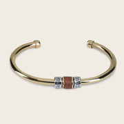 Pulsera ajustable en piel de lizard para dama Joyería 