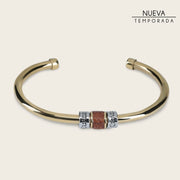 Pulsera ajustable en piel de lizard para dama Joyería 