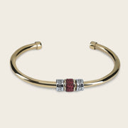 Pulsera ajustable en piel de lizard para dama Joyería 