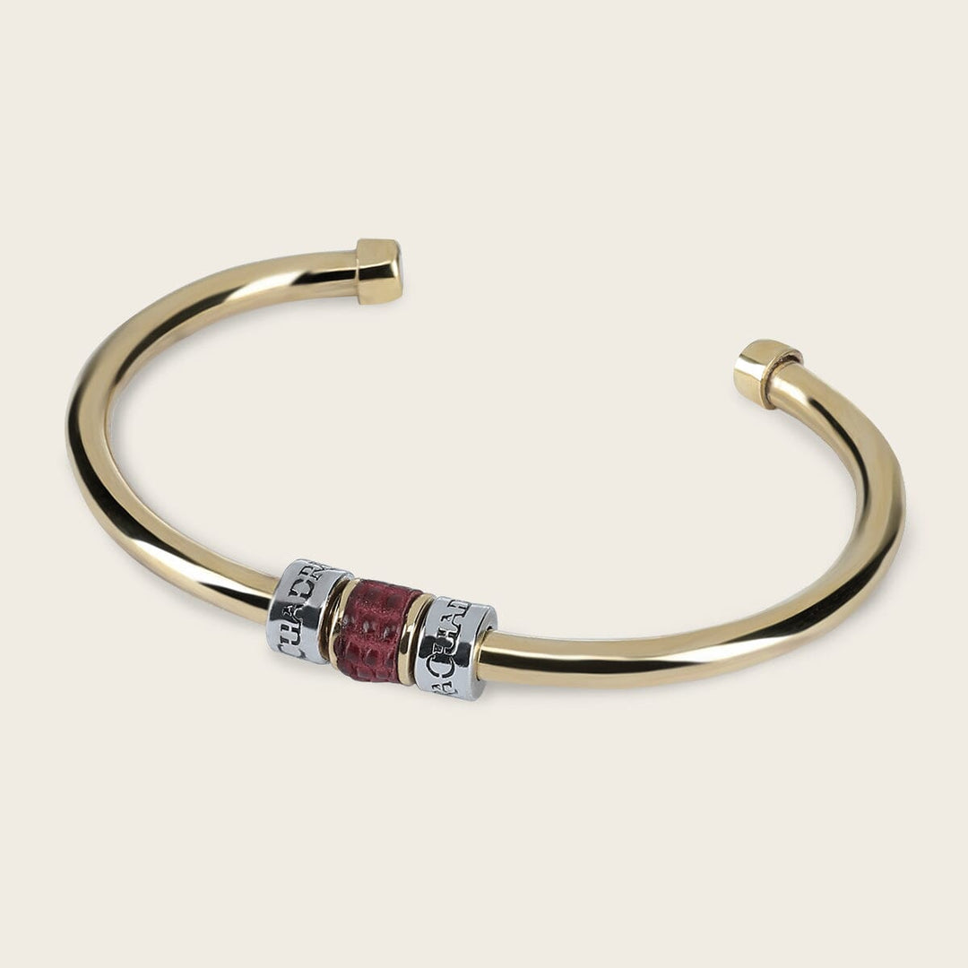 Pulsera ajustable en piel de lizard para dama Joyería 