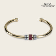 Pulsera ajustable en piel de lizard para dama Joyería 