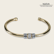 Pulsera ajustable en piel de pitón para dama Joyería 