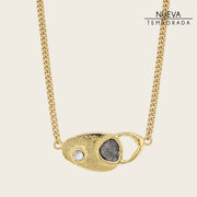 Collar en piel genuina de pitón para dama