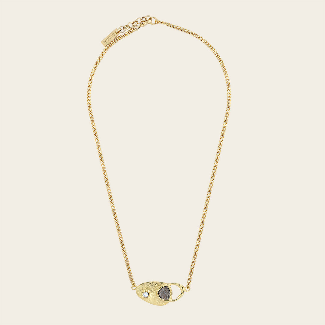 Collar en piel genuina de pitón para dama