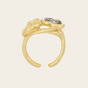 Anillo en piel genuina de pitón para dama