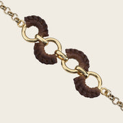 Pulsera en piel genuina para dama Joyería 