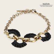 Pulsera en piel genuina para dama Joyería 