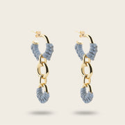 Aretes en piel genuina para dama Joyería 