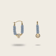 Aretes en piel genuina para dama Joyería 