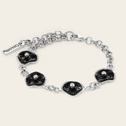 Pulsera en piel genuina de mantarraya para dama