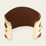 Brazalete en piel genuina de carunga para dama