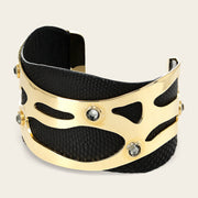 Brazalete en piel genuina de carunga para dama