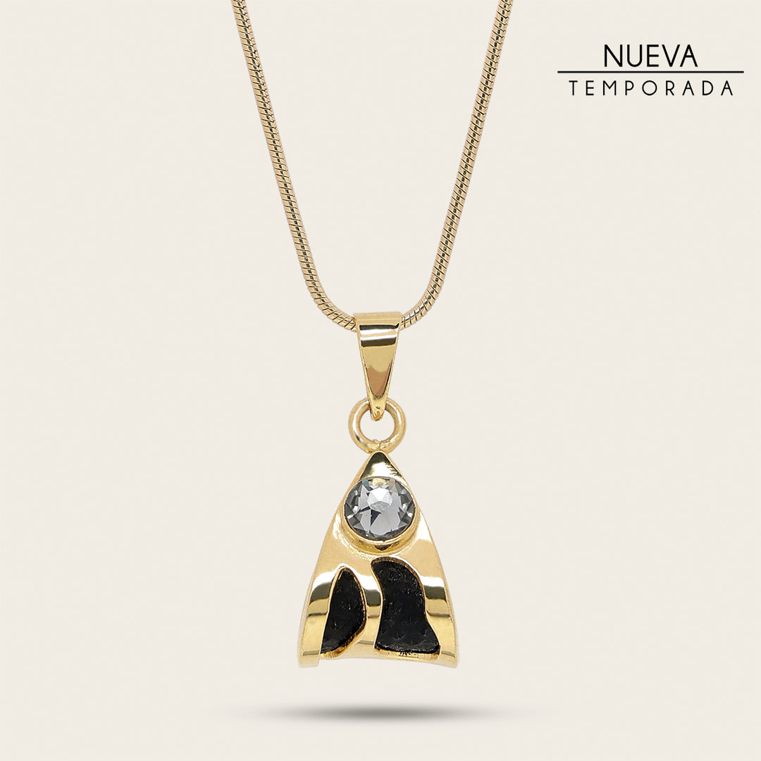 Collar en piel genuina de carunga para dama