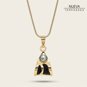 Collar en piel genuina de carunga para dama