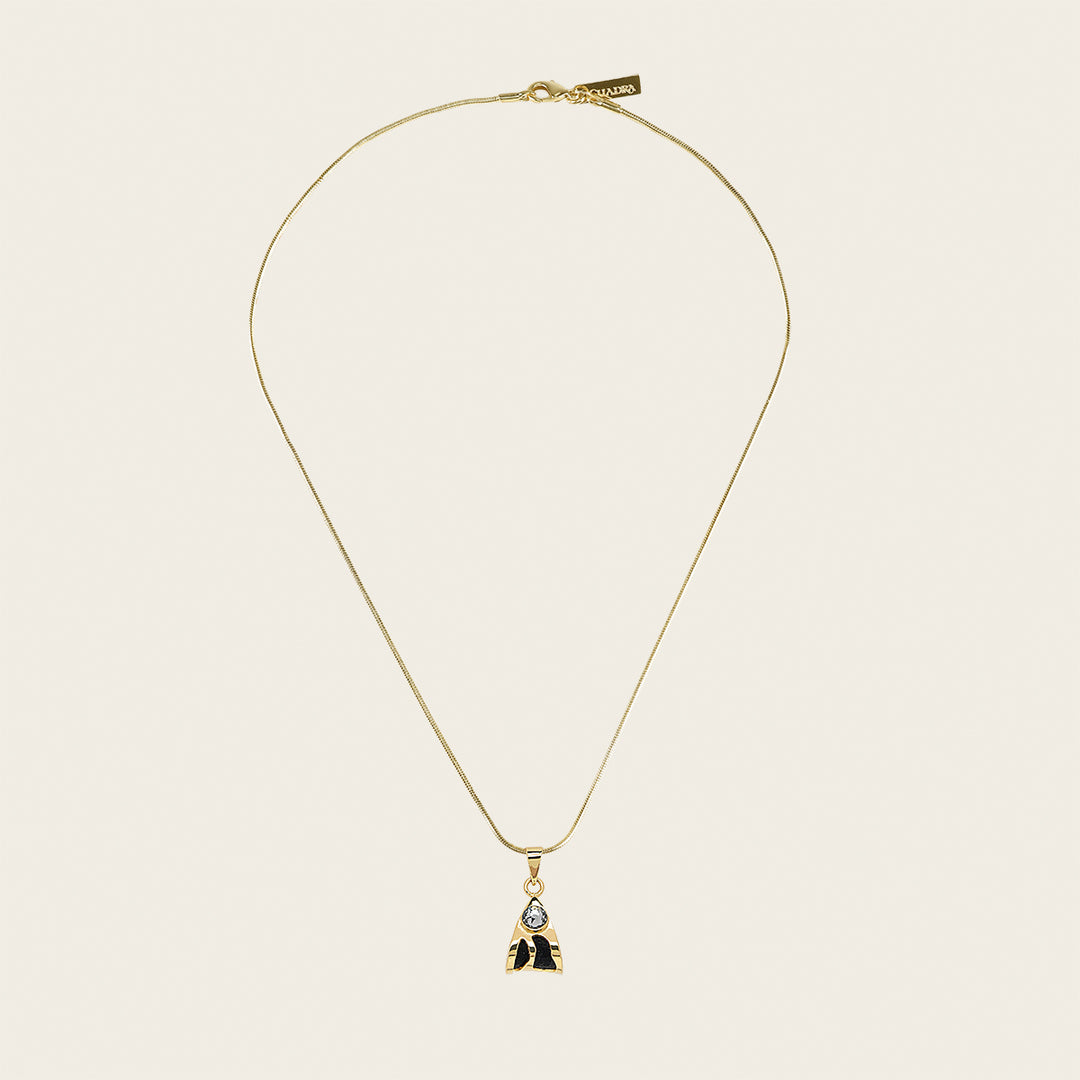 Collar en piel genuina de carunga para dama