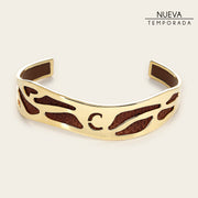 Pulsera en piel genuina de carunga para dama