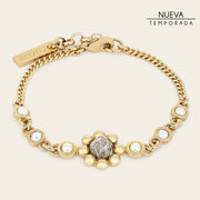 Pulsera en piel genuina de pitón para dama
