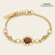 Pulsera en piel genuina de pitón para dama