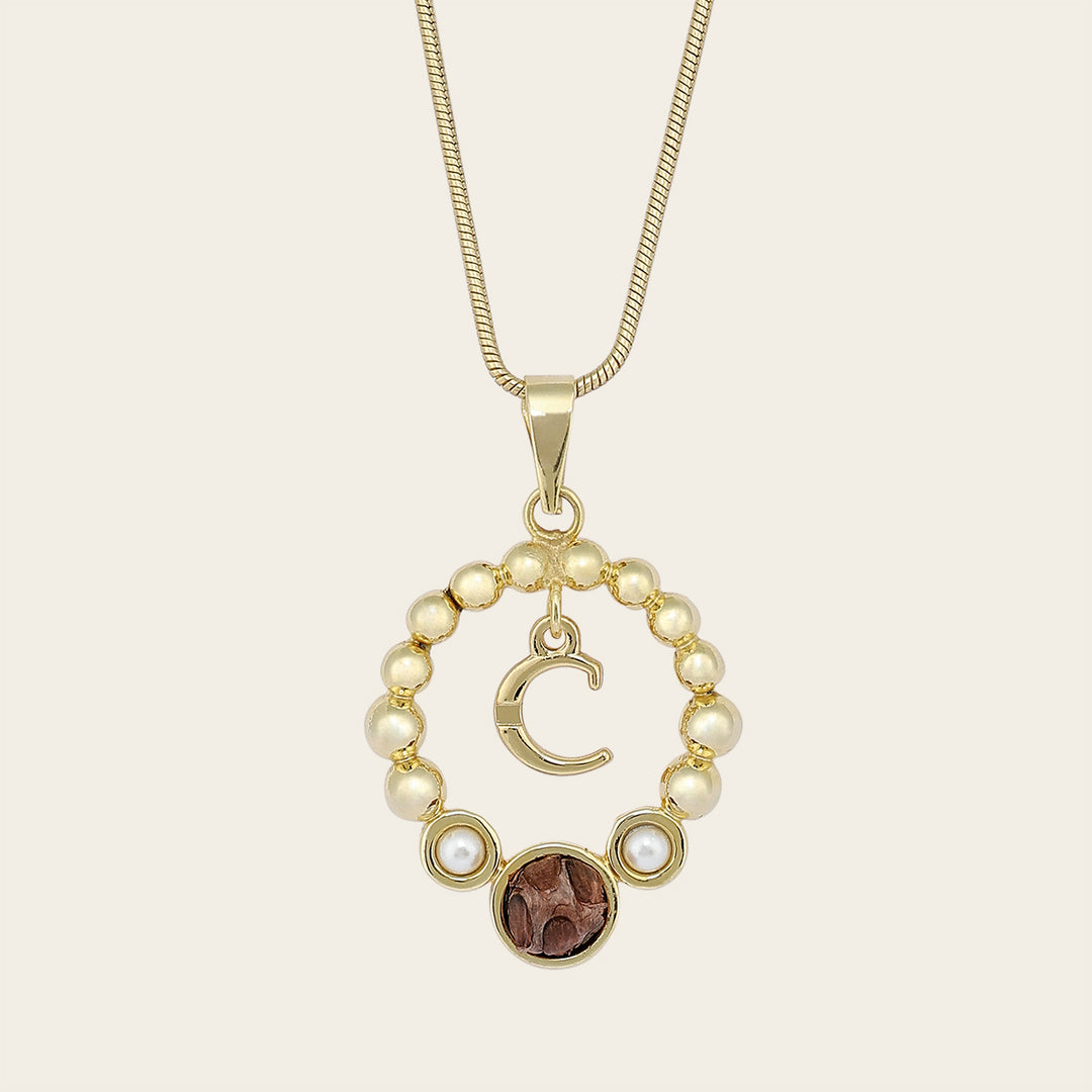 Collar en piel genuina de pitón para dama