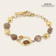 Pulsera en piel genuina de lizard para dama