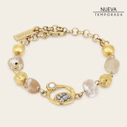 Pulsera en piel genuina de pitón para dama