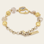 Pulsera en piel genuina de pitón para dama