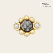Anillo en piel genuina de pitón para dama