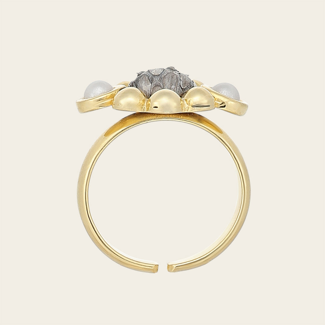 Anillo en piel genuina de pitón para dama