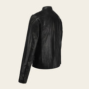 Chamarra full exotic en piel genuina de pitón para caballero Chamarras 