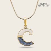 Collar en piel genuina de pitón para dama Joyería 