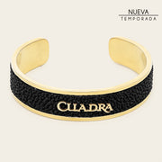 Brazalete en piel genuina de mantarraya para dama
